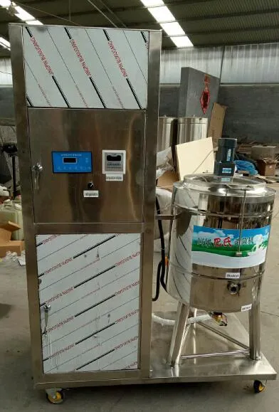 milk pasteurization machine with cooling tank