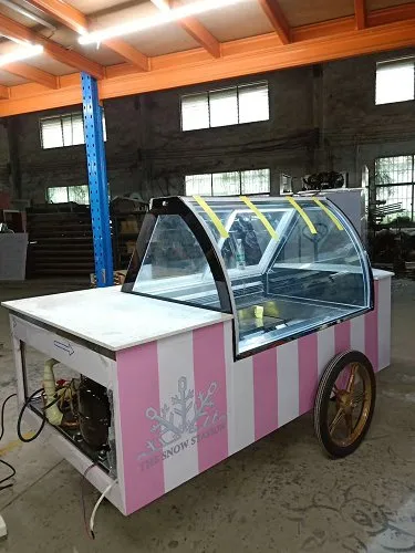 mobile ice cream cart