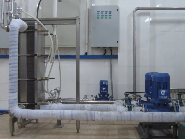 Milk fast cooling system for the electric milk pasteurizer