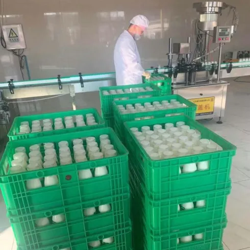 Small scall drinking milk bottles filling machine