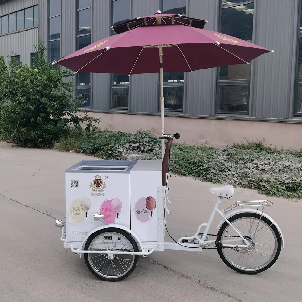 small ice cream cart bike