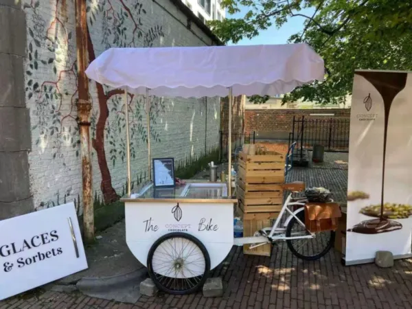 ice cream cart bike